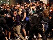 Manifestaciones en Cataluña dejan ola de disturbios