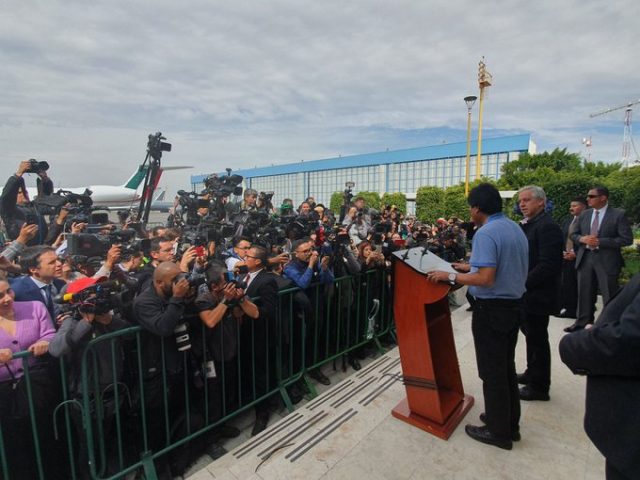 Llegada de Evo Morales divide opiniones