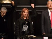 Rosario Piedra rinde protesta como titular de la CNDH y recibe queja por parte de ONG