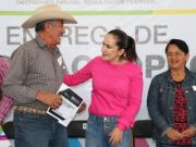 Entregan incentivos agropecuarios en Jilotepec