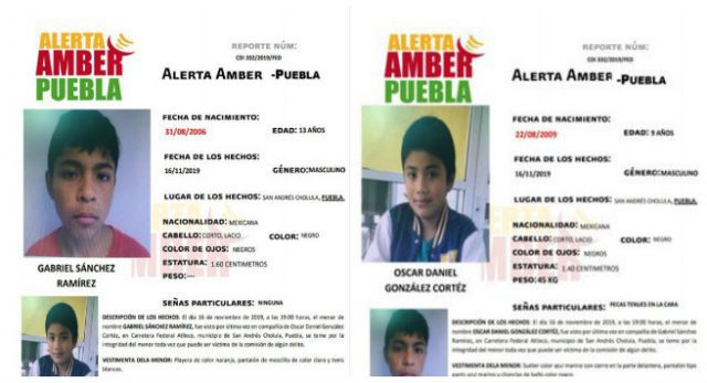 Desaparecen dos niños en la carretera de Puebla Radio Formula - Desaparecen dos niños en la carretera de Puebla