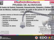 Emitirán prueba de audio de la alerta sísmica en 12 municipios