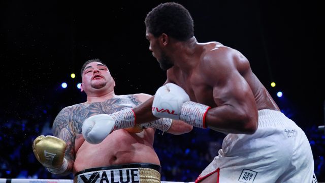 Andy Ruiz, ni las manos metió