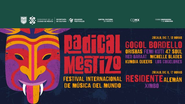 Anuncia Secretaría de Cultura capitalina primera edición del Festival Internacional de Música del Mundo