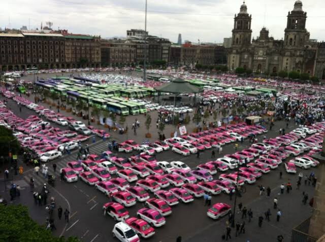 Taxis vs twitteros
