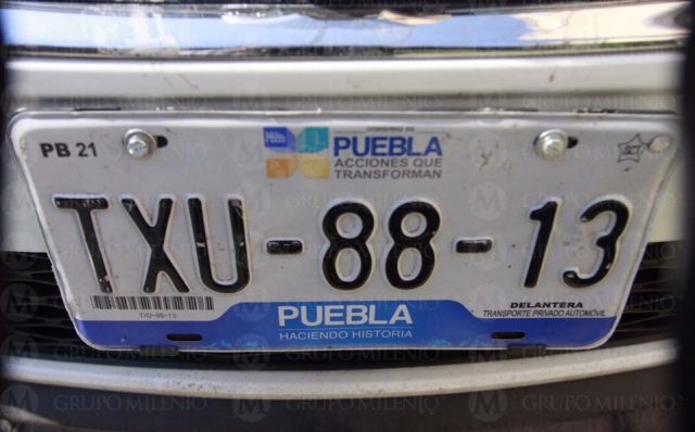 No habrá reemplacamiento masivo en Puebla Milenio - No habrá reemplacamiento masivo en Puebla
