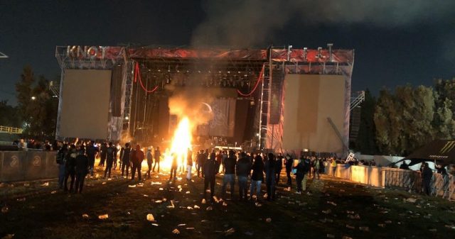 Emprenden acciones legales contra alborotadores en el Knotfest Sin embargo - Emprenden acciones legales contra alborotadores en el Knotfest