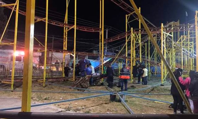 Dos personas caen de montaña rusa en Puebla Uno TV - Dos personas caen de montaña rusa en Puebla