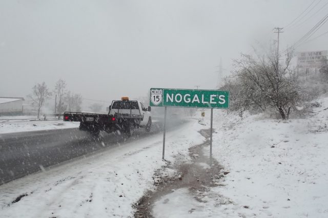 Se pronostican nevadas para las zonas altas de Sonora y Baja California