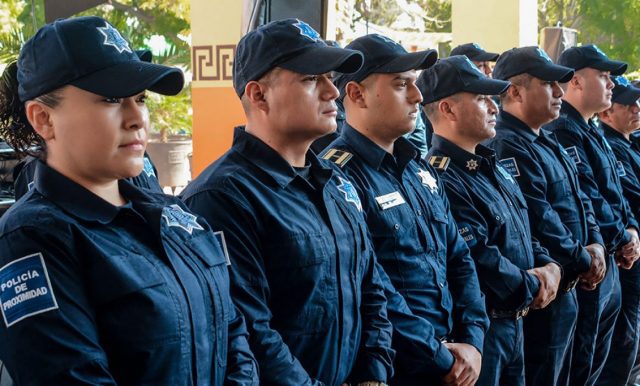 Guardia Nacional realiza operativo sorpresa a policías municipales Hidalgo. Policia municipal