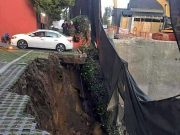 Suspenden obra en Cuajimalpa por deslave