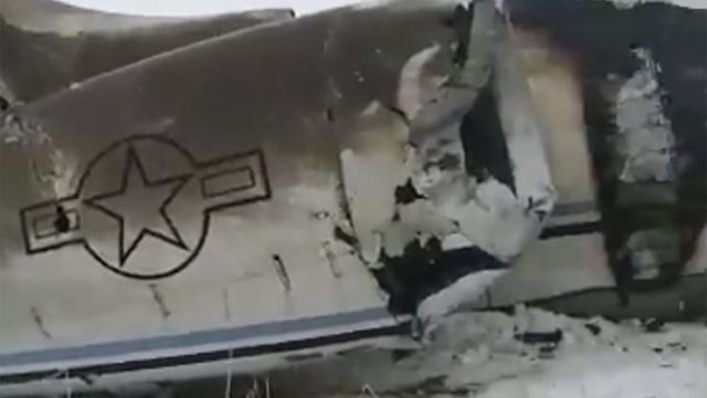 Talibanes confirman derribo de avión de EE. UU. en Afganistán