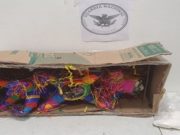 Aseguran piñatas con metanfetamina