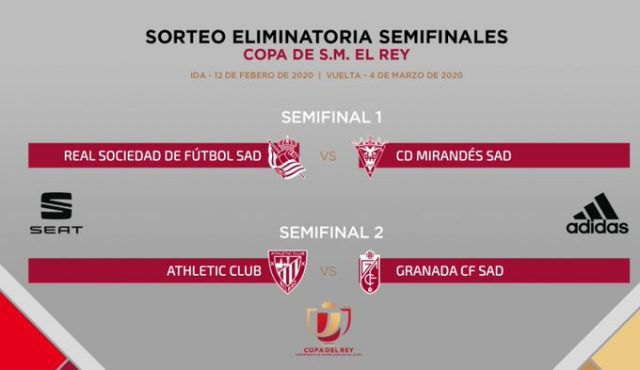 Listas las semifinales de la Copa del Rey