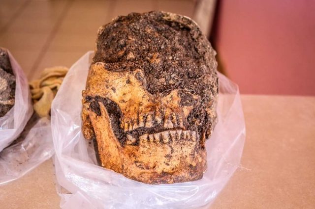 Encuentran restos otomíes en Villa del Carbón
