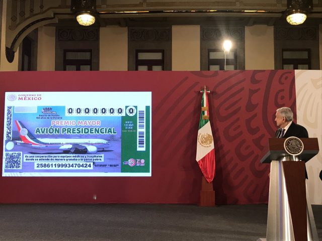 Rifa de avion presidencial, casi un hecho: AMLO