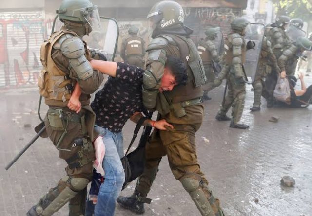 Acude CIDH a Chile para evaluar represión contra manifestantes