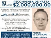 Difunden retrato hablado de posible plagiaria de Fátima; ofrecen $2,000,000