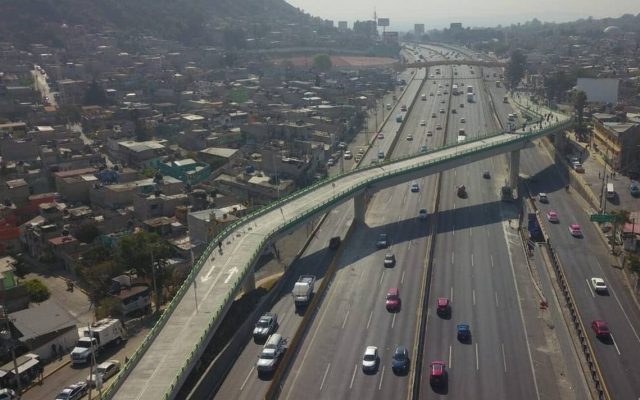 Conectan, con puente vehícular, a Los Reyes La Paz con Iztapalapa