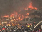 Incendio en depósito de vehículos afectó a pobladores de Nogales