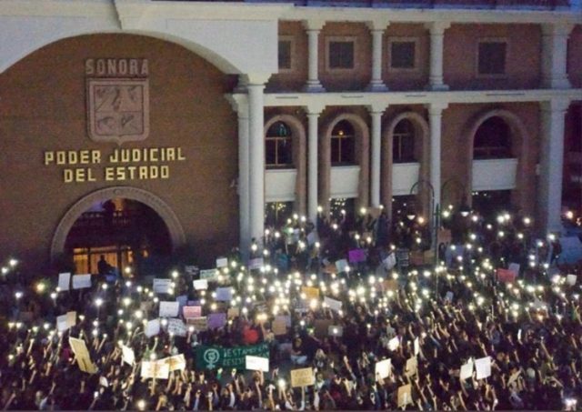 Movilizaciones feministas paralizaron Hermosillo