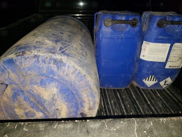 Policía Federal asegura hidrocarburo en Axapusco
