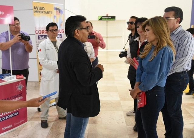 Pavlovich supervisa el Aeropuerto Internacional de Hermosillo