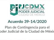 Se suspenden labores en el PJCDMX hasta el 19 de abril