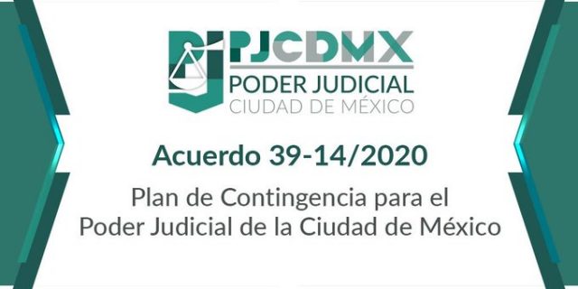 Se suspenden labores en el PJCDMX hasta el 19 de abril