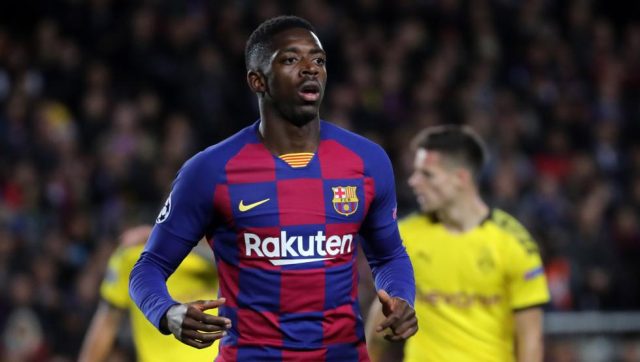 Dembélé cerca de salir del Barcelona