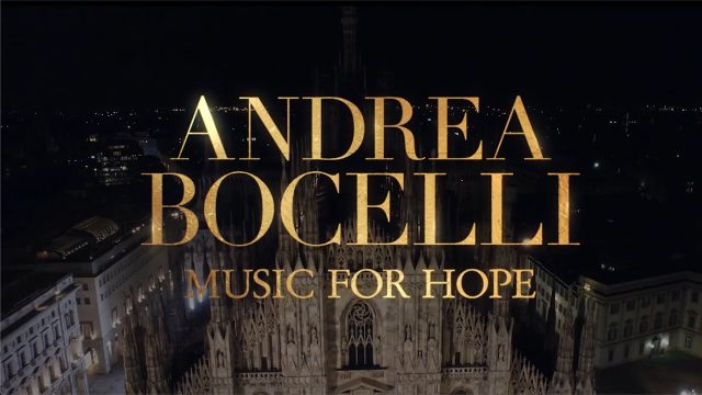 Andrea Bocelli dará concierto virtual