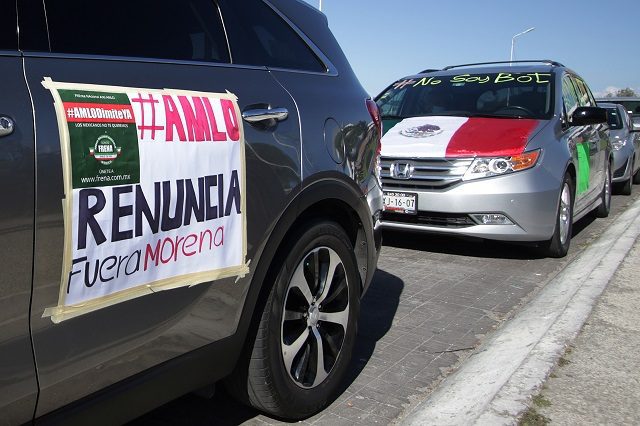 Realizan cuarta caravana anti AMLO en Puebla E-Consulta