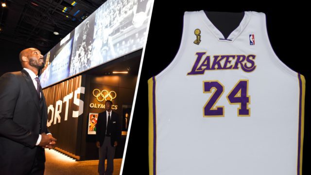 Exhibirán playera de Kobe Bryant en museo de Washington EURweb