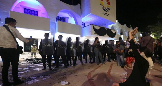 Condena CNDH el uso de armas fuego contra manifestantes en Quintana Roo La Jornada Maya