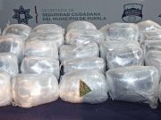 Incautan 100 kilos de marihuana en Puebla