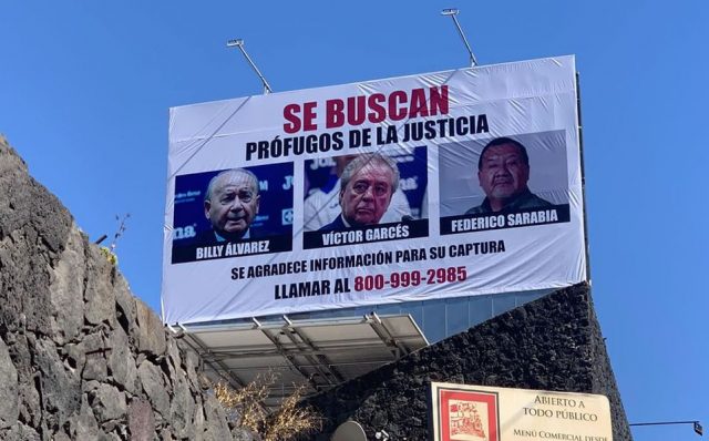 Piden ayuda para detener a Billy Álvarez a través de un espectacular