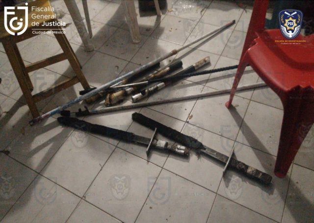 Confiscan bombas molotov y objetos punzocortantes en Polanco