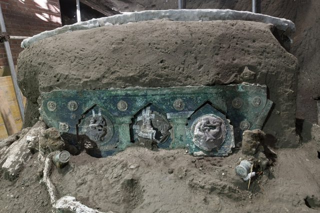 Descubren un carro romano en excelentes condiciones