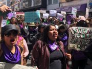 Realizan pintas virtuales con consignas feministas en monumentos