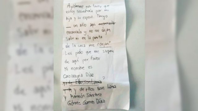 Anciana que dijo estar secuestrada por sus familiares retira la denuncia