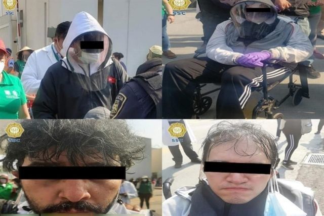 Vinculan a procesos a hombres que se disfrazaron de ancianos para ser vacunados