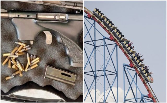 FGJ solicita orden de aprehensión contra menor que llevó subametralladora a Six Flags