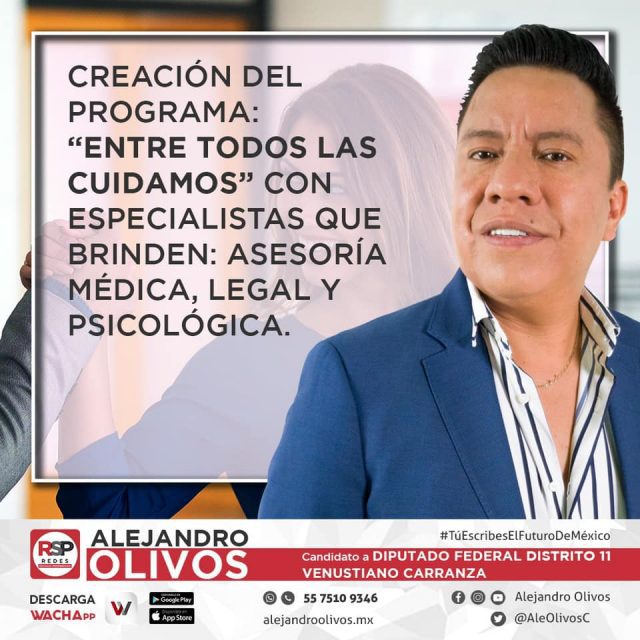 Apoyo a mujeres: eje rector de Alejandro Olivos