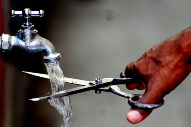 Habrá corte de agua este fin de semana