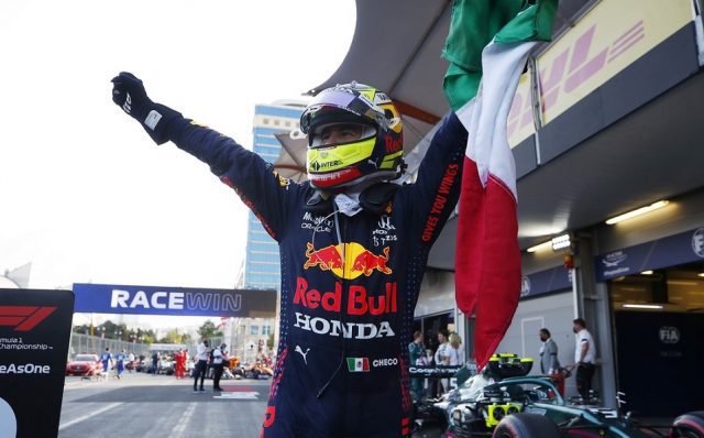 «Checo» Pérez gana GP de Azerbaiyán