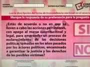 Dan a conocer boletas para enjuiciar a expresidentes