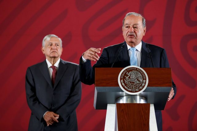 AMLO agradece a Slim por su disposición con el Gobierno