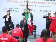 AMLO abandera a atletas paralímpicos rumbo a Tokio