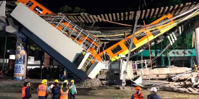 Pernos deficientes, faltantes y mal colocados originaron desplome en la L12
