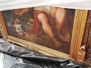 Obras del Munal fueron salpicadas de cemento